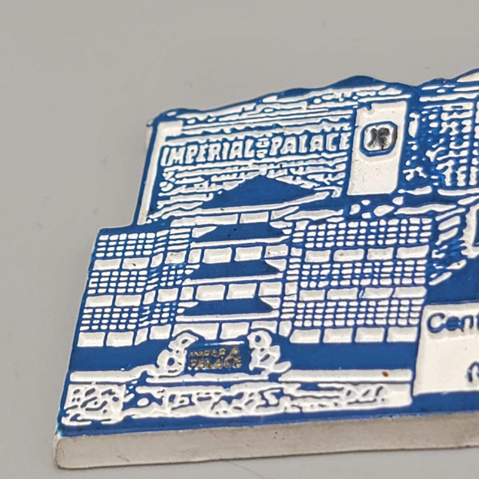 Vintage Imperial Palace Las Vegas Rubber Magnet Souvenir