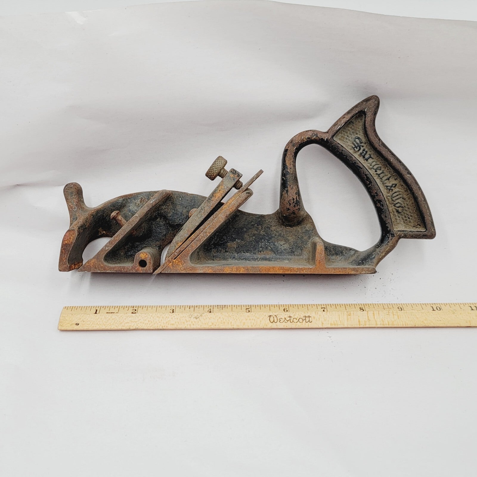 Vintage Sargent Co Rabbit Planer Made in USA Antique Hand Tool