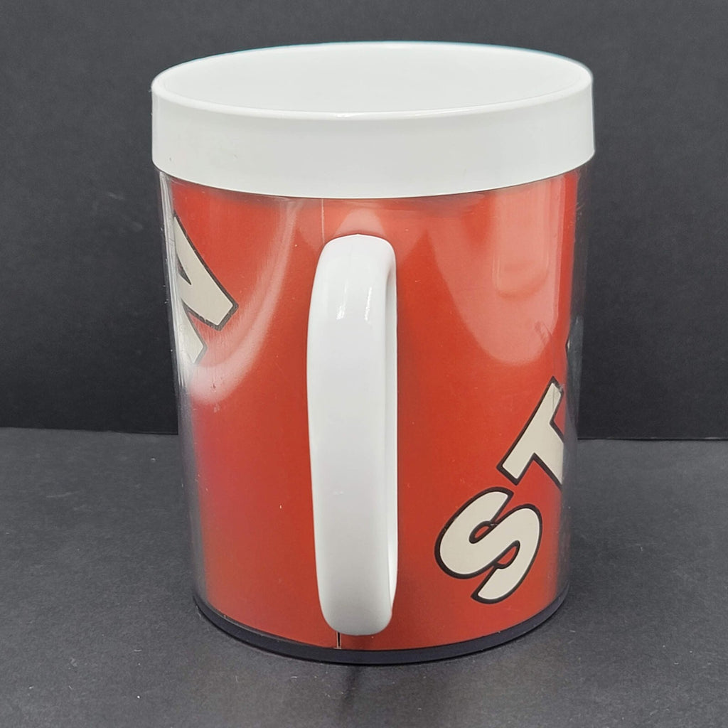 Vintage STAN Thermo Serv Insulated Plastic Mug Red USA 8oz RARE Eminem
