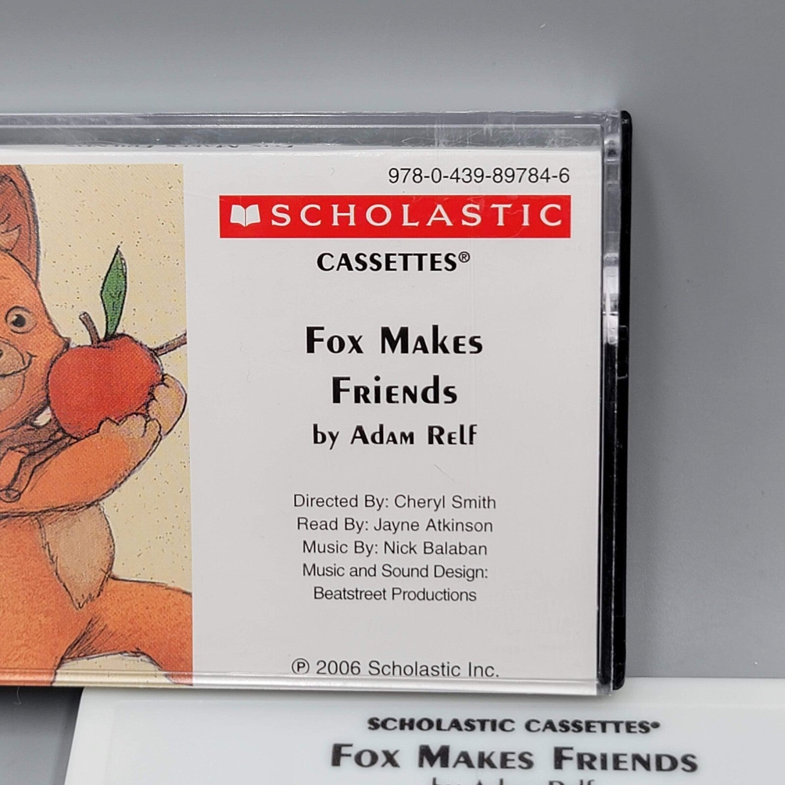 Scholastic Cassette Childrens Story on Tape 2006 Fox Makes Friends by Adam Relf