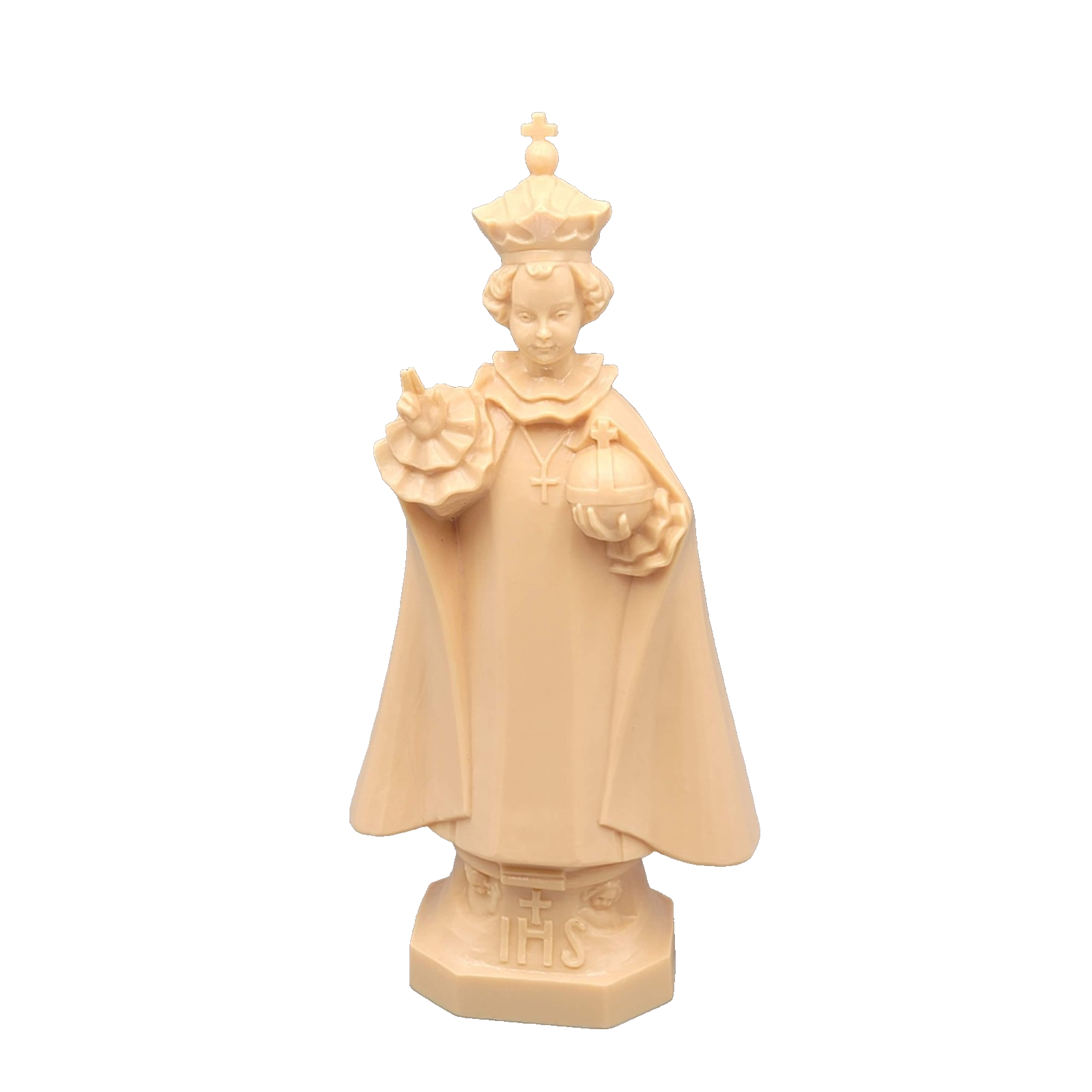 Vintage Plastic Statue  of the Infant of Prague Jesus Catholic  6 in