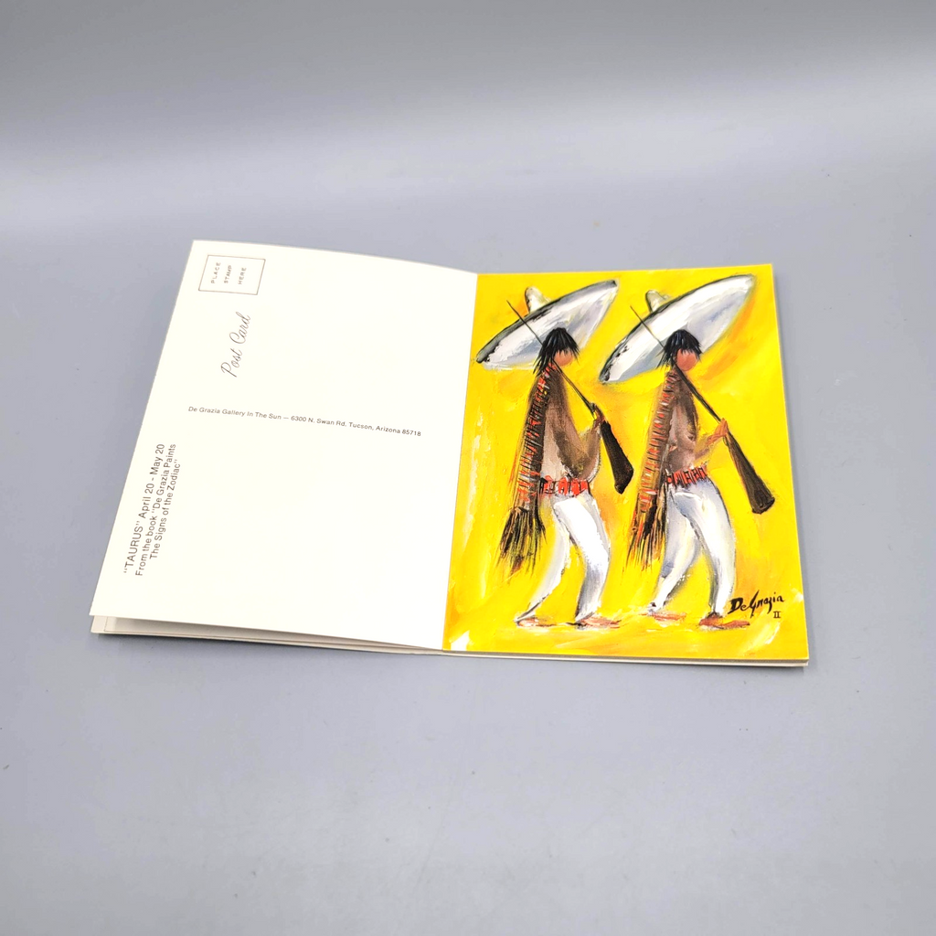 Vintage De Grazia Paints the Signs of the Zodiac Postcard Set