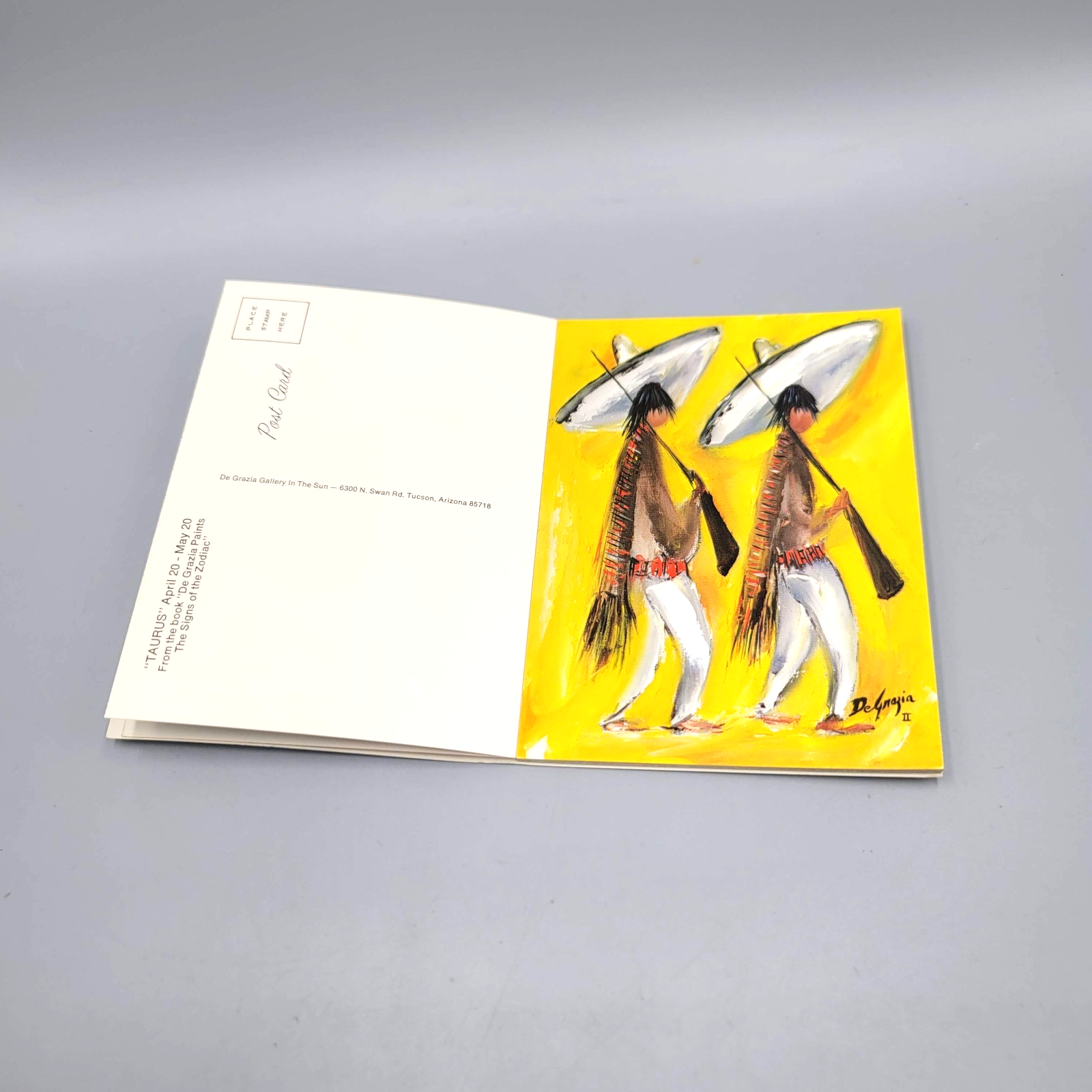 Vintage De Grazia Paints the Signs of the Zodiac Postcard Set