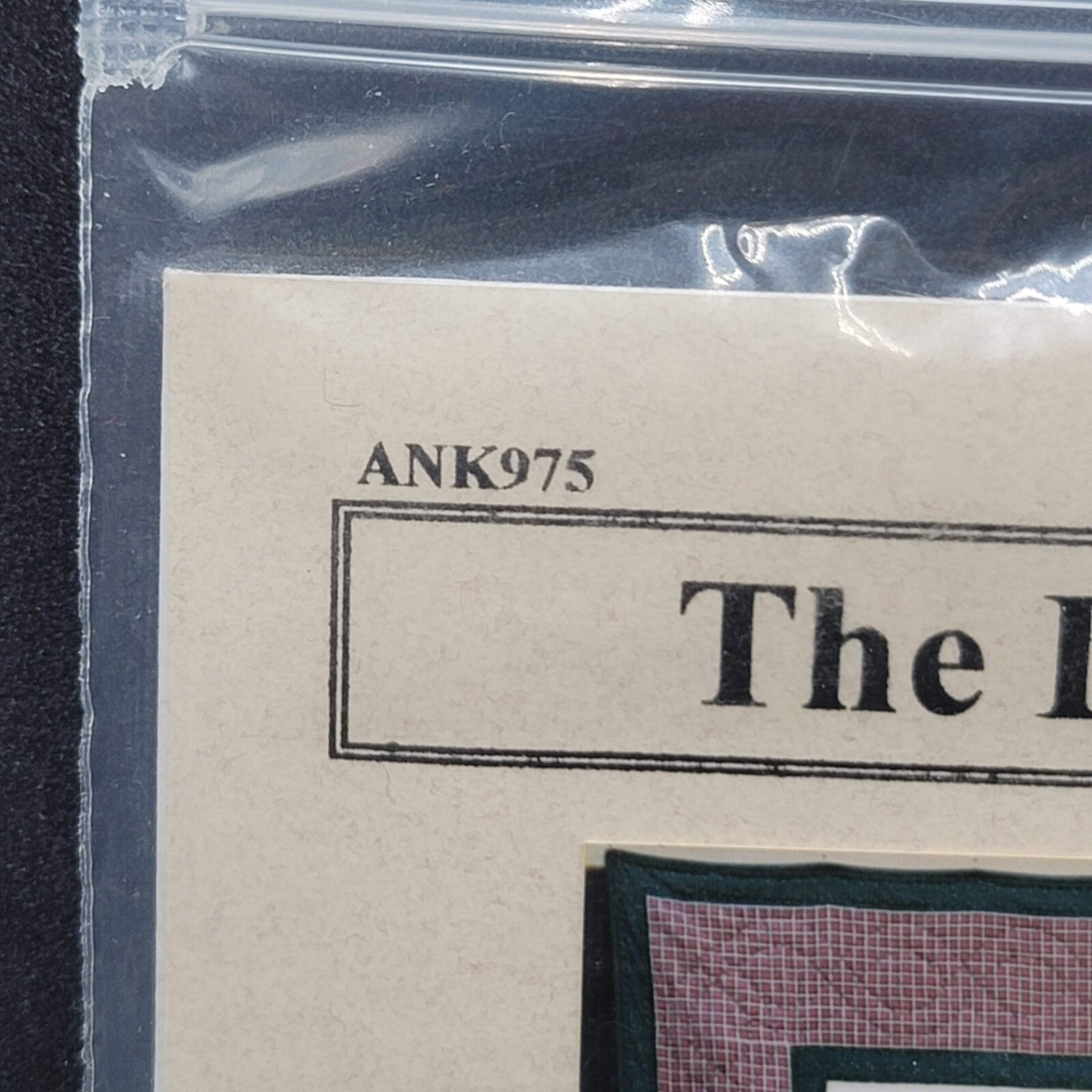 Vintage Ankas Treasures The Long Winter Quilt Patterns New