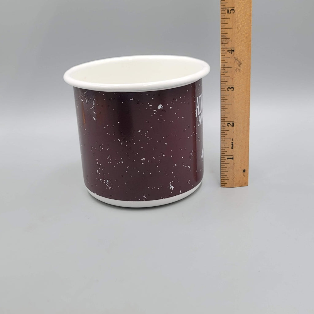 Ollee Bee Enamel Tin Campfire Coffee Mug Enamelware Color Changing Adventure
