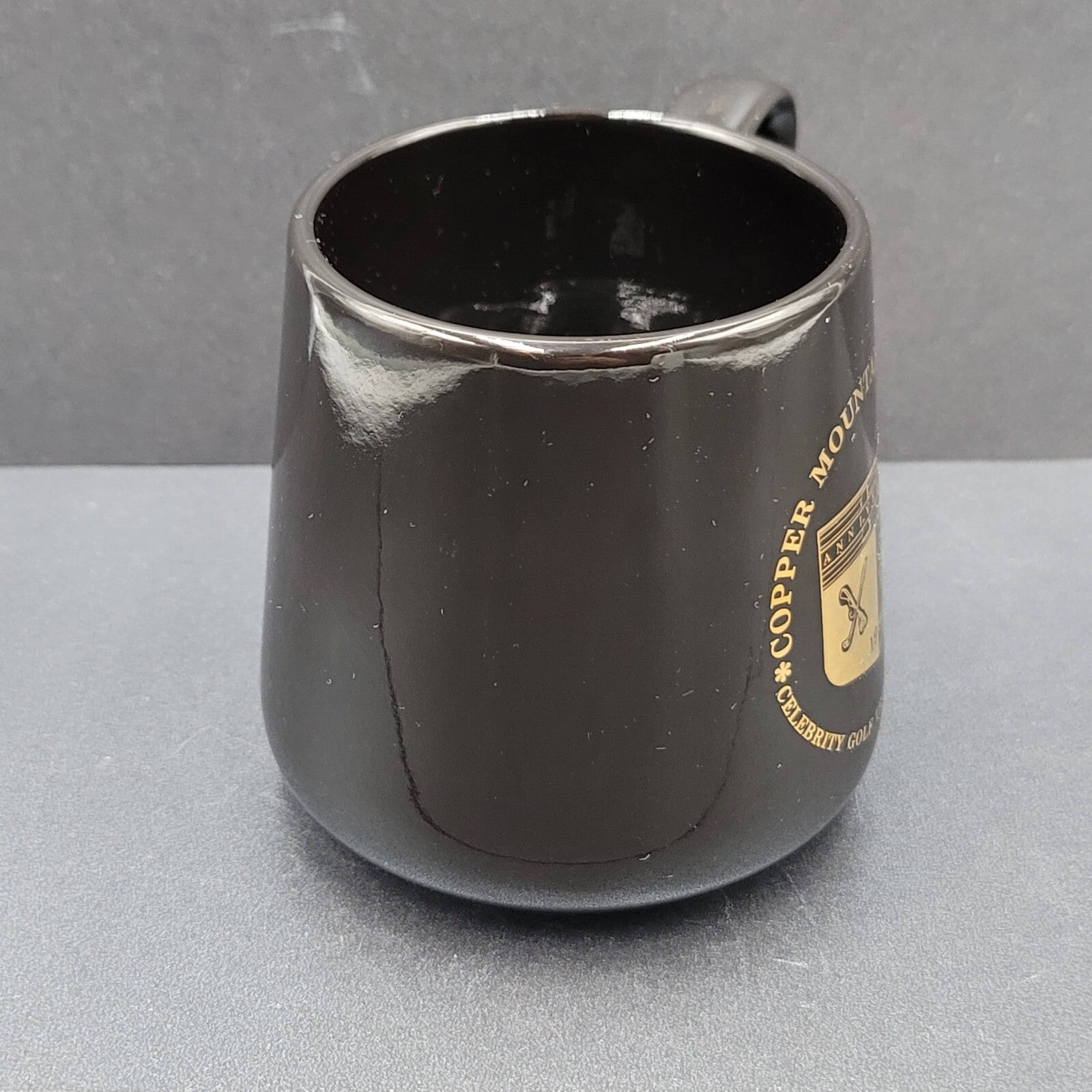 Copper Mountain Colorado Celebrity Golf Trout Tournament 1994 Black Coffee Mug