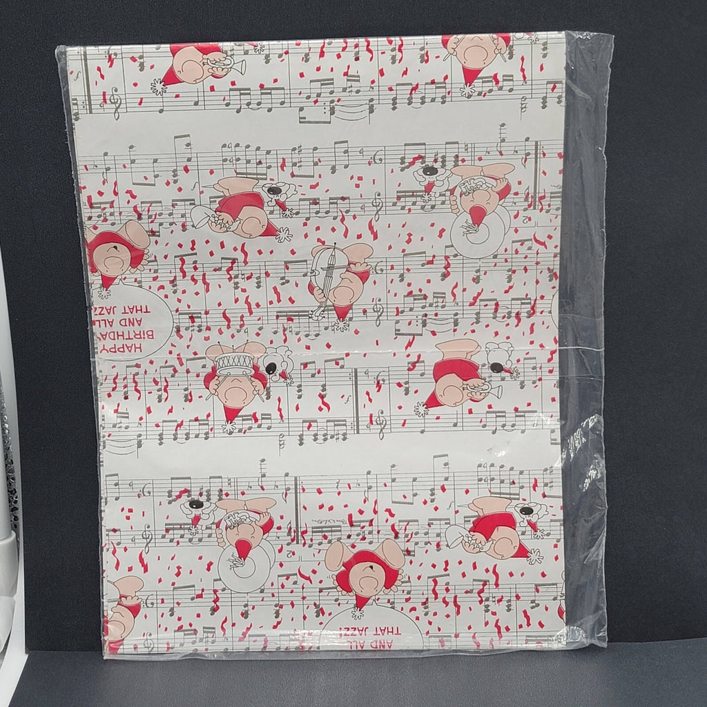 Vintage Ziggy Wrapping Paper Gift Wrap SEALED NOS Birthday All That Jazz