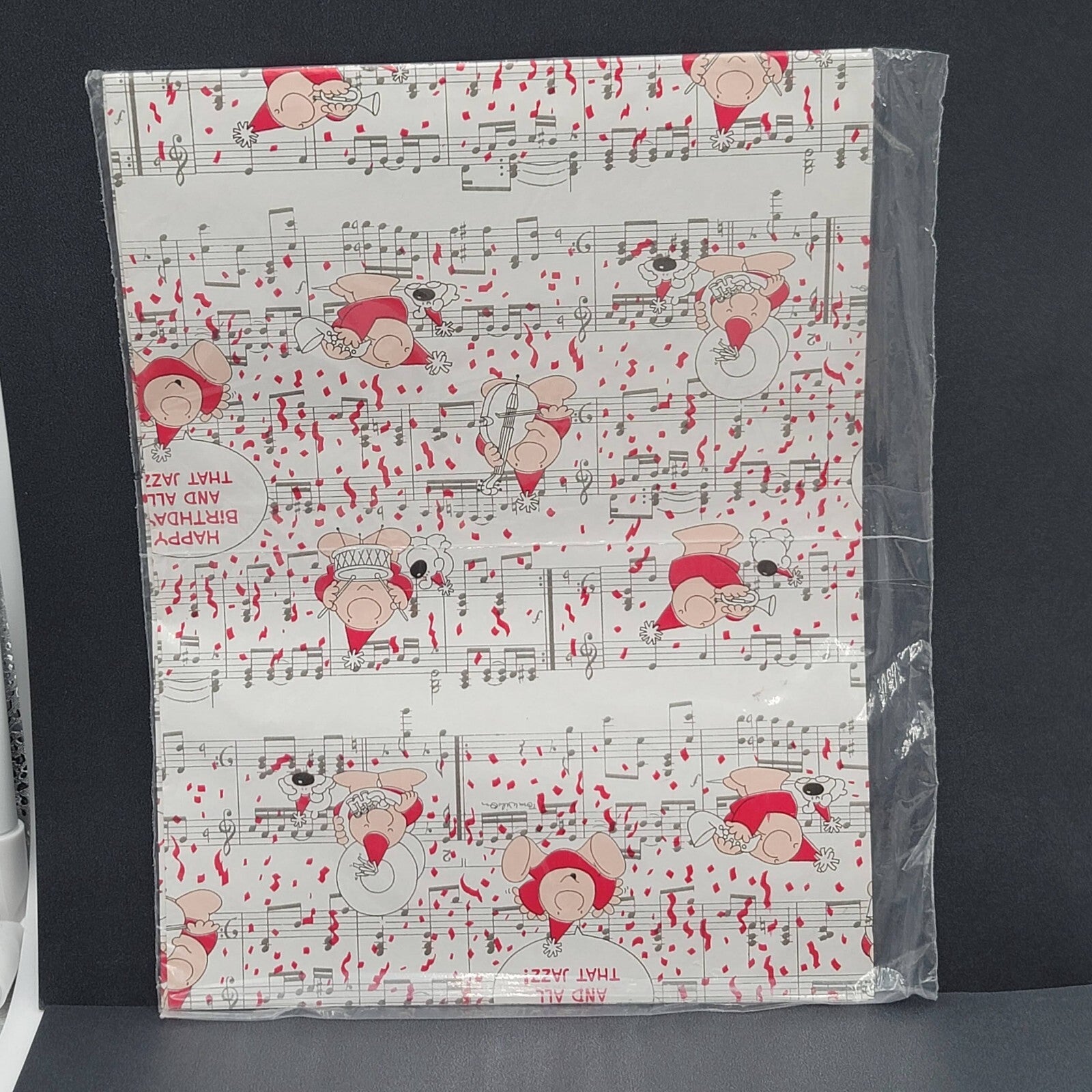 Vintage Ziggy Wrapping Paper Gift Wrap SEALED NOS Birthday All That Jazz