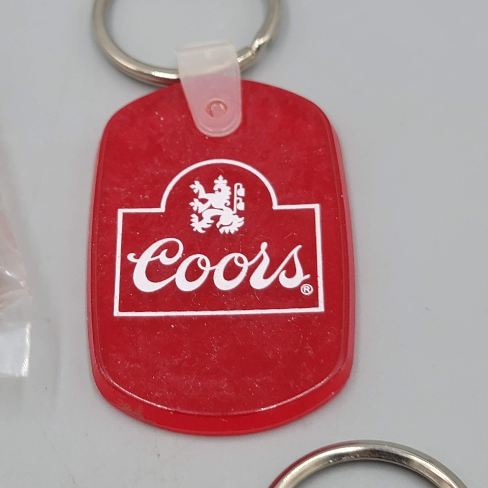 Vintage Beer Keychain Lot Coors Budweiser Jim Beam Castlemaine Guinness Opener