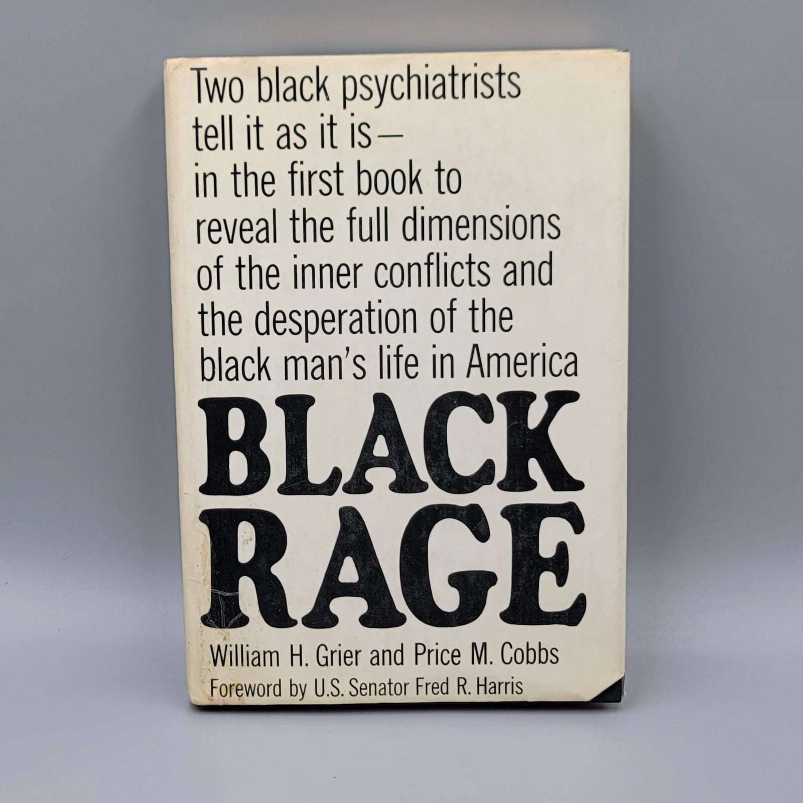 Vintage Hardcover Black Rage by William H. Grier and Price M. Cobbs