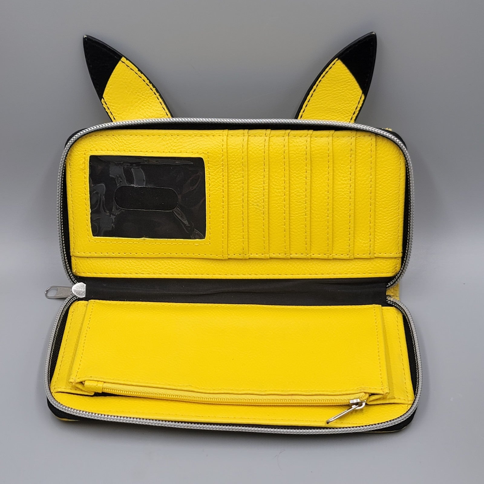 Loungefly Pikachu Zip Around Wallet Yellow Pokemon Cosplay Pre-Owned