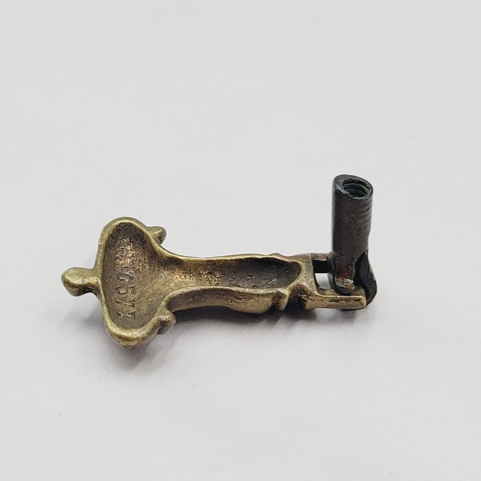 Vintage Brass Drawer Pull Salvage Hardware Reclaimed Part SINGLE ONLY 1 7/8"