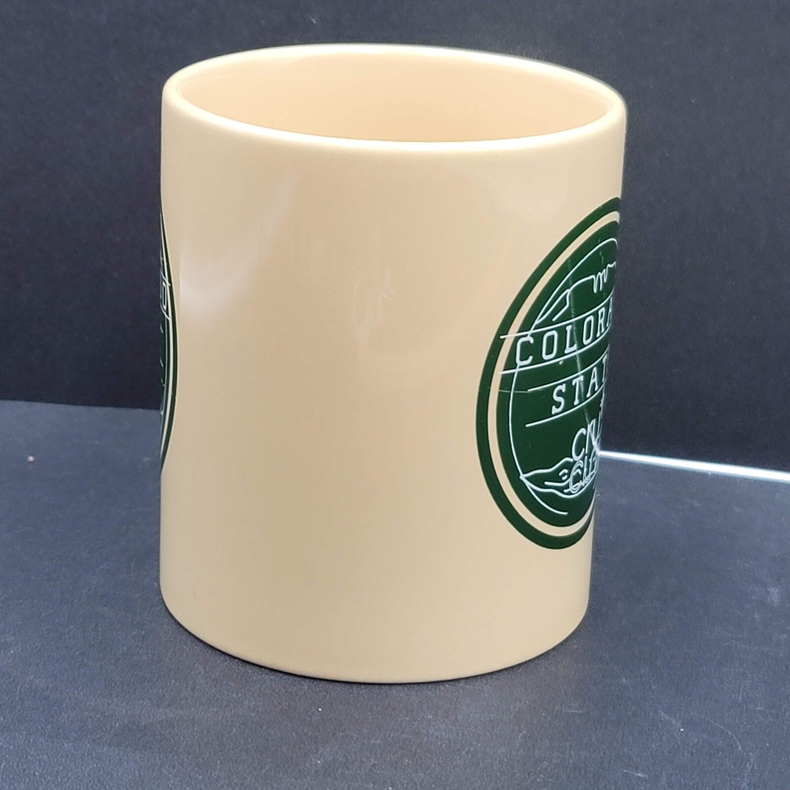 Colorado State Coffee Mug Green Tan White Christian CRU