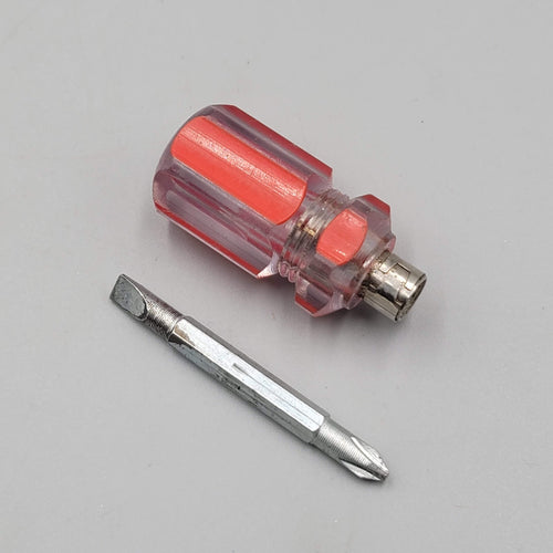 Dual Head Screwdriver Manual  Slotted Stubby Screwdriver