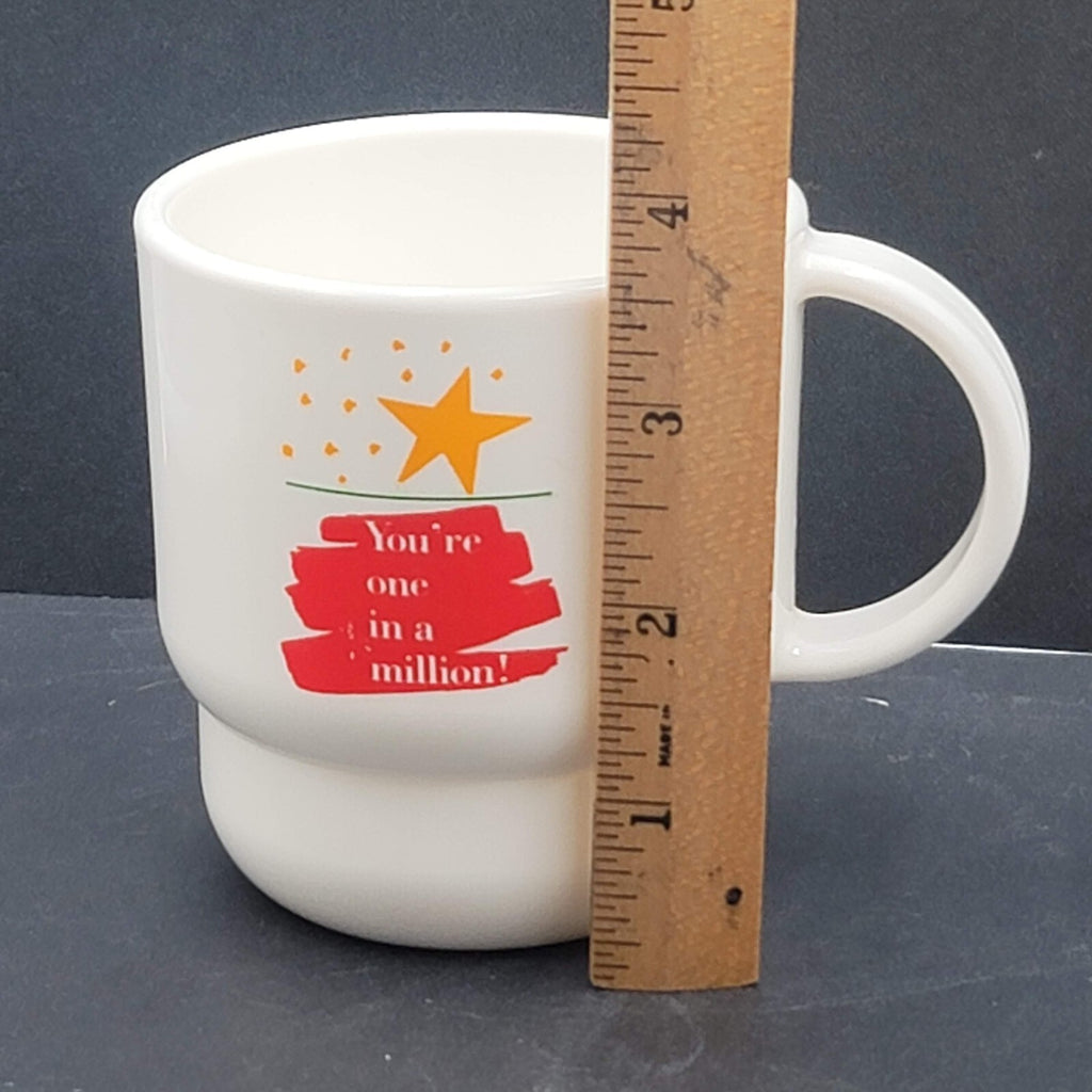 Vintage Tupperware Stackable 10oz Coffee Cup Mug Youre One in a Million