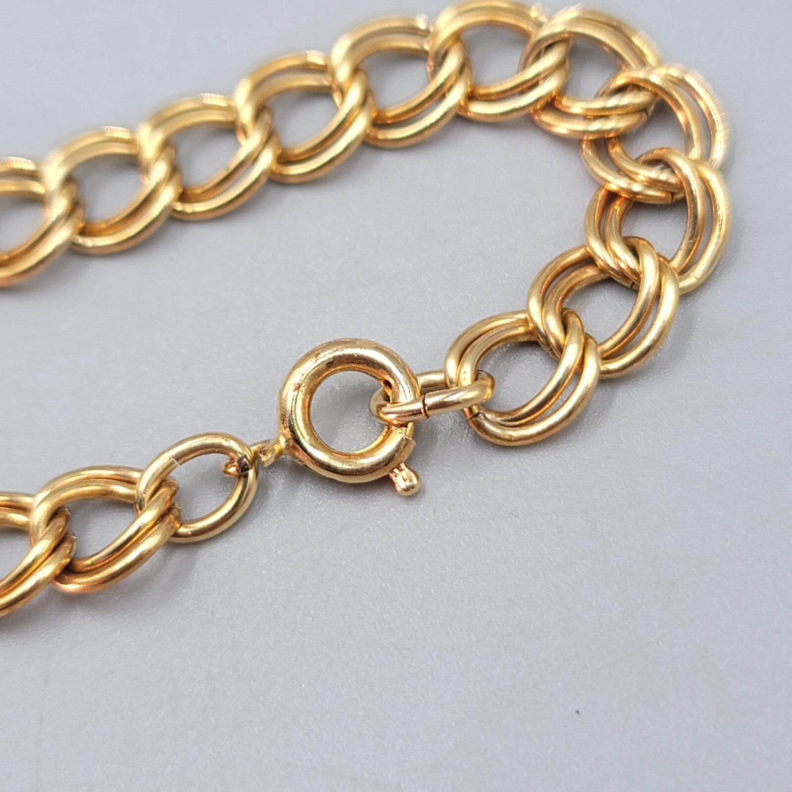 Vintage American Airlines FAIR LADIES Charm Bracelet Gold tone 7"