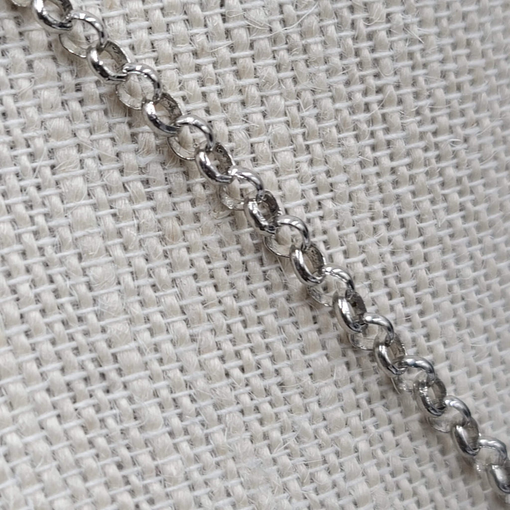 Tree Necklace Gold and Silver tone Pendant 16"-18" Rolo Chain