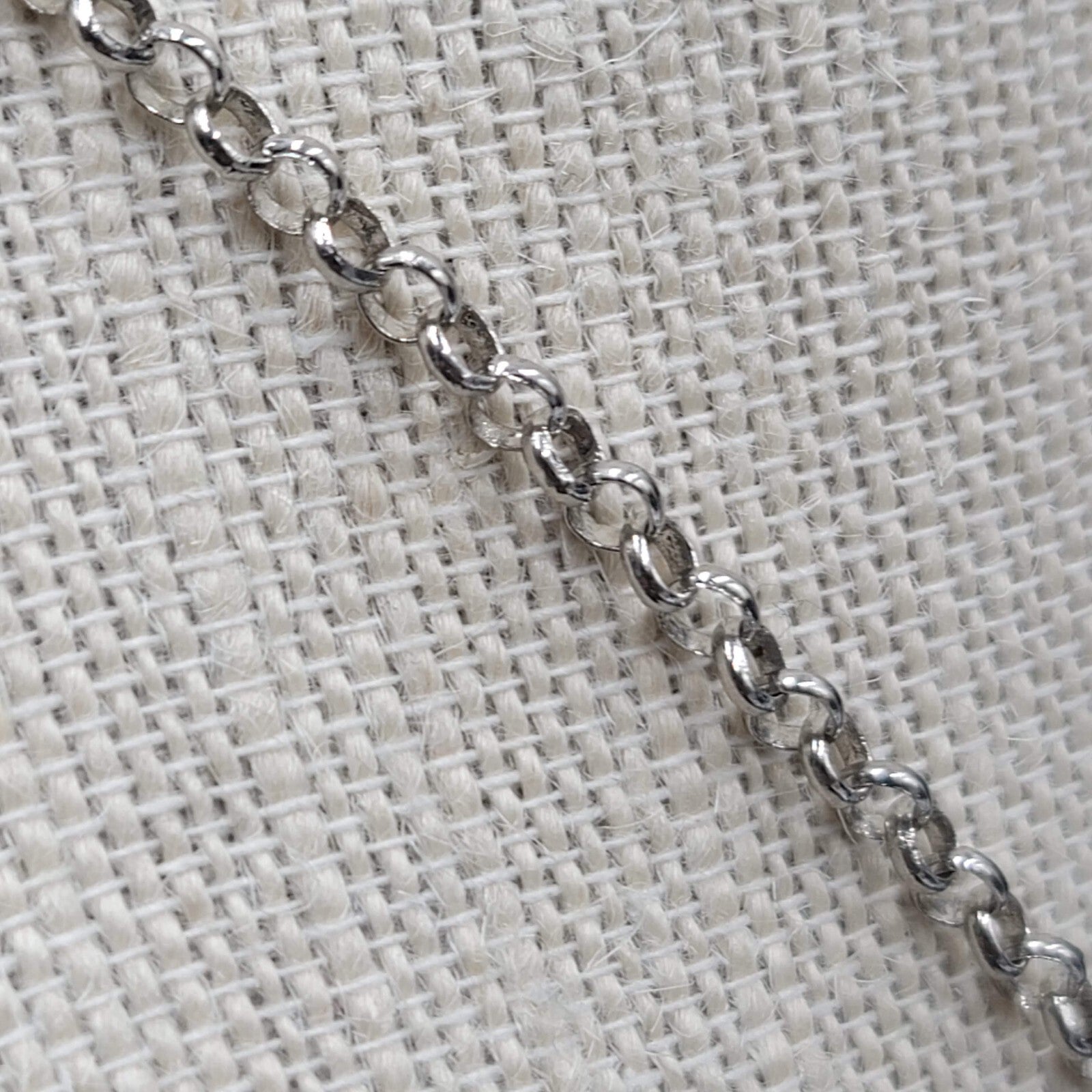 Tree Necklace Gold and Silver tone Pendant 16"-18" Rolo Chain