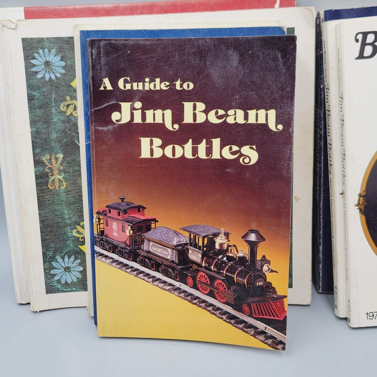 Jim Beam Bottles Collector Books Lot of 13 and Other Collectible Decanters