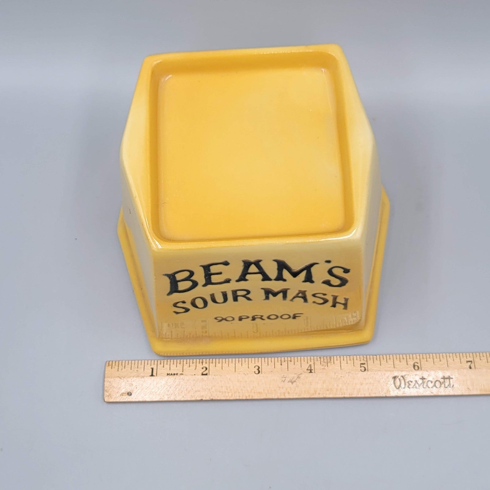 Vintage Jim Beam Bar Ceramic Porcelain Bottle Display BEAM SOUR MASH 90 PROOF