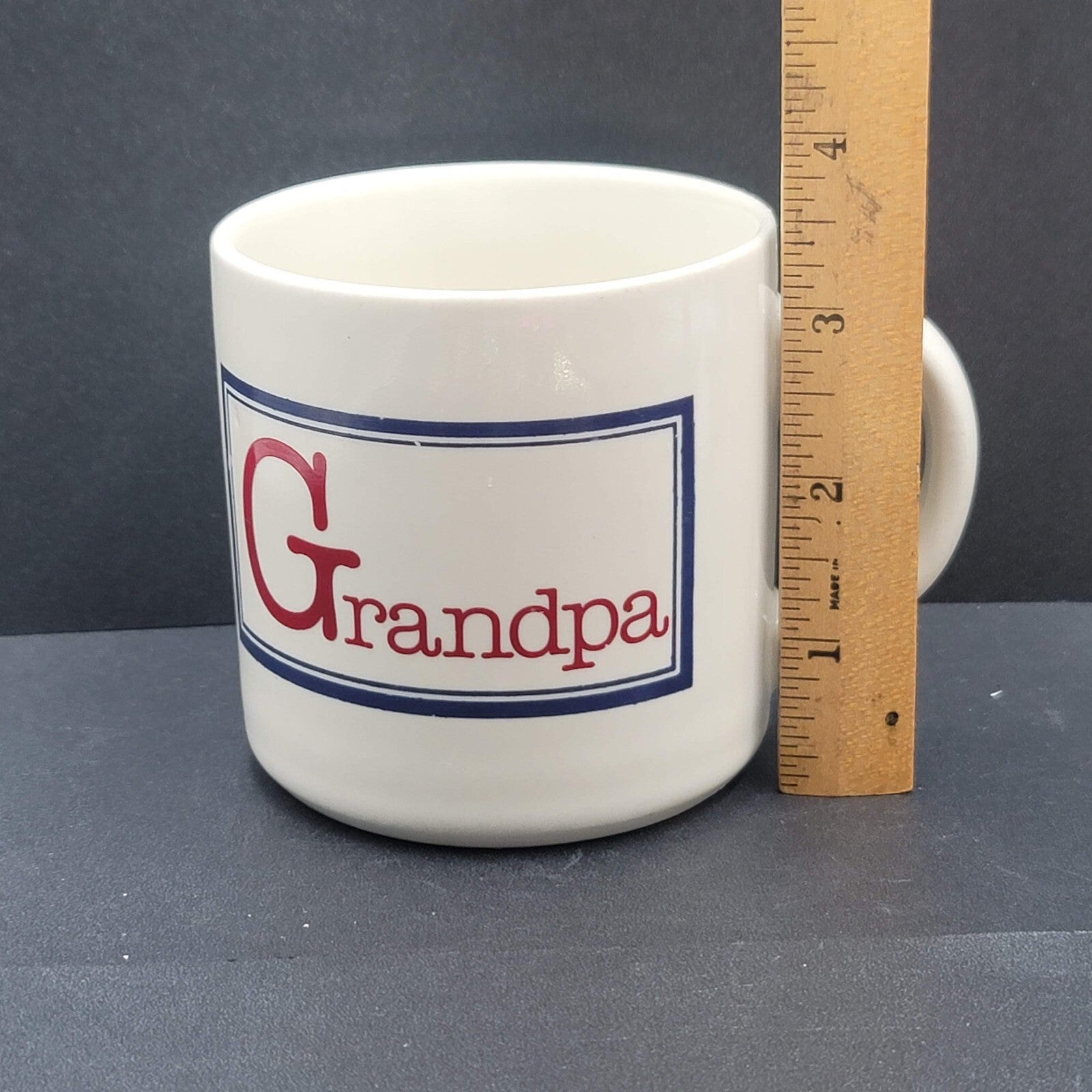 Vintage Grindley England Coffee Mug Grandpa Starts with a Capital G Doug Wilson