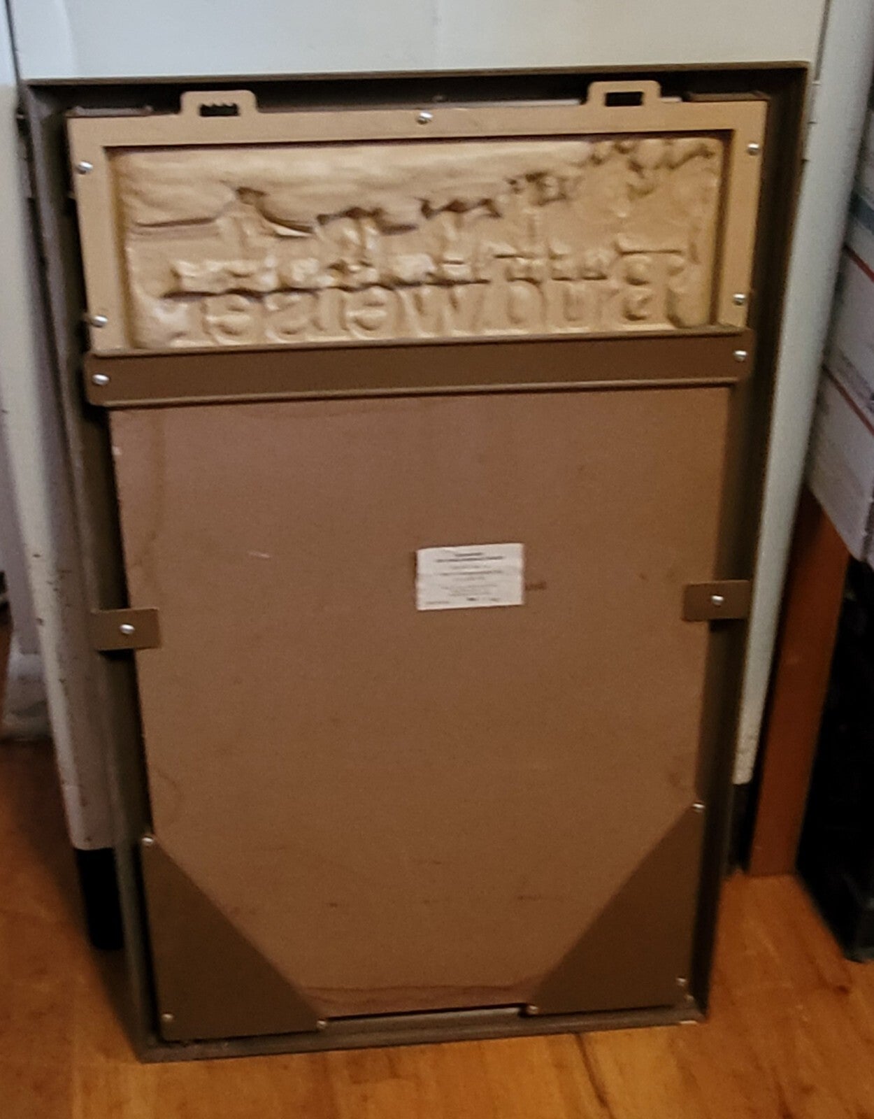 Vintage 1986 Budweiser Dry Erase Message Board Wall Hanging 32x19 Man Cave