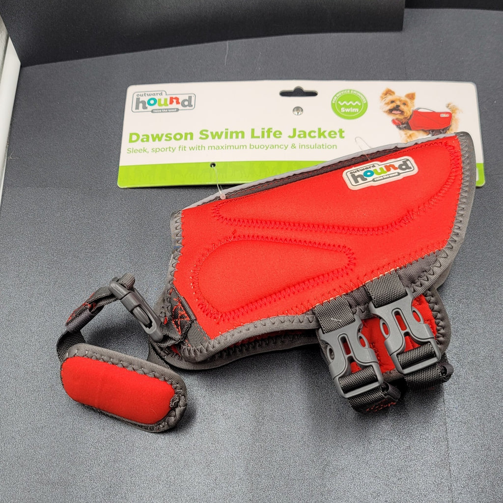 NEW Outward Hound Dawson Swim Dog Life Jacket Red XS 5-15 lbs