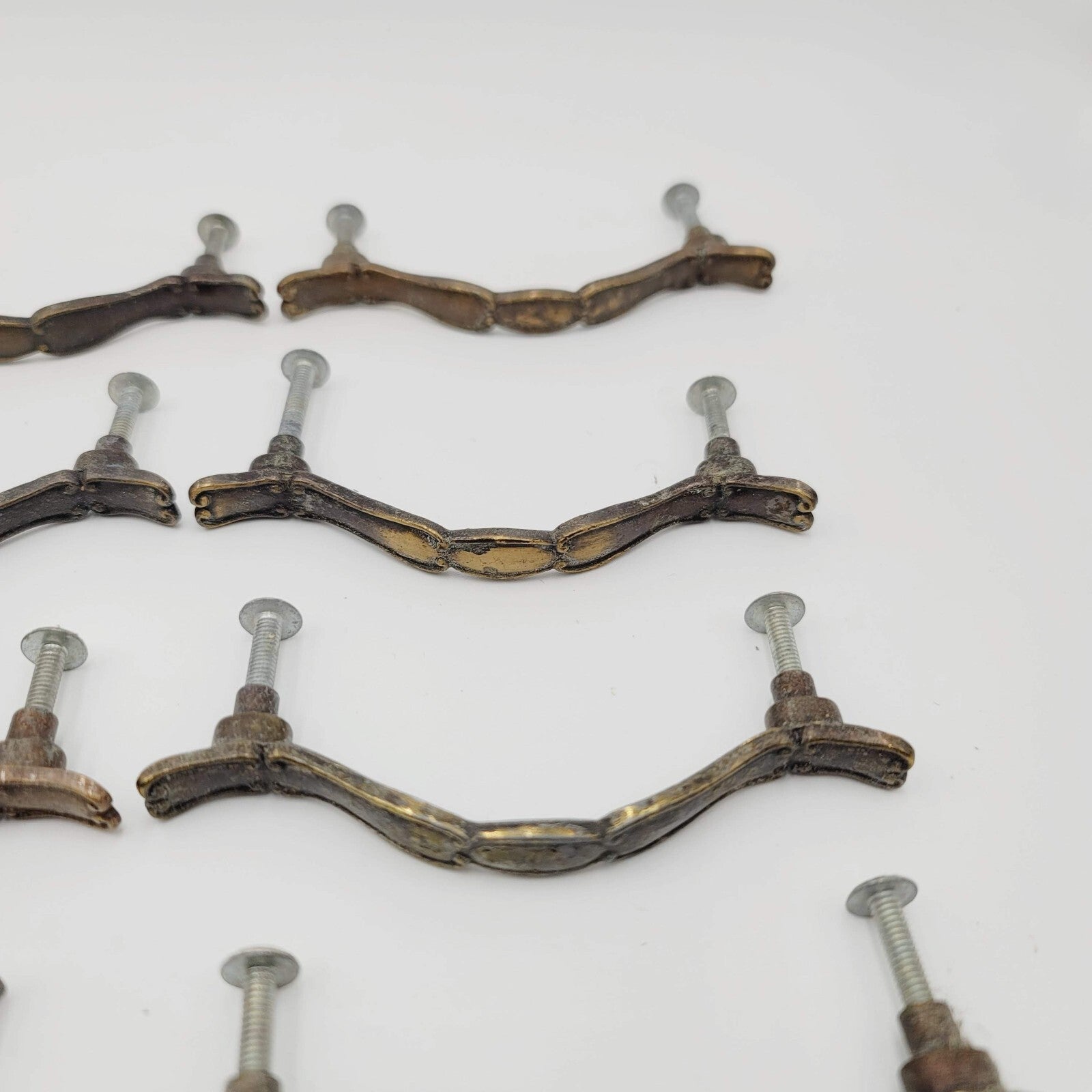 Vintage Lot of 17 Drawer Handles Cabinet Pull Allison 3" Salvage Hardware