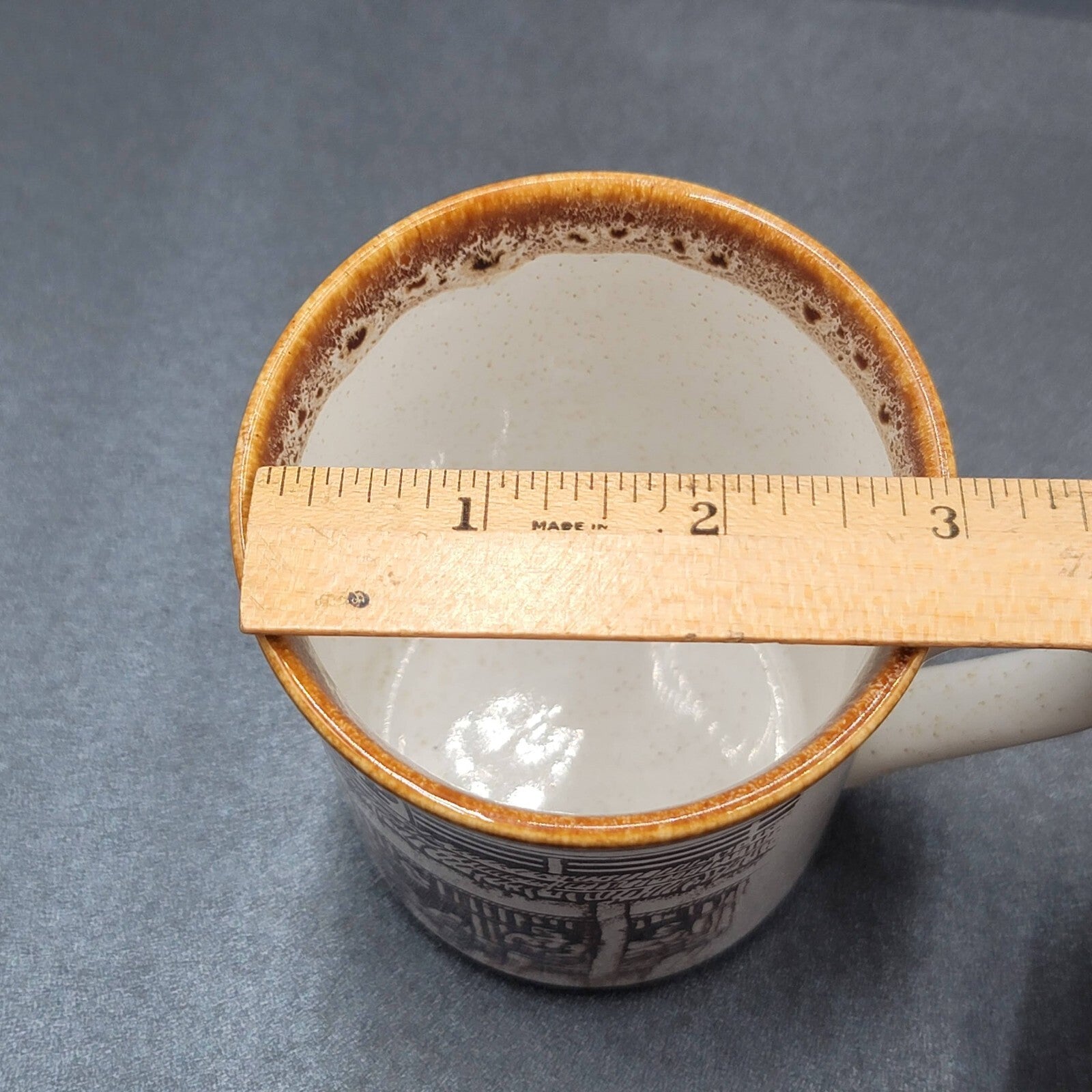 Vintage Downtown YAP Coffee Mug Cup Made in Wales The Welsh Beaker Company