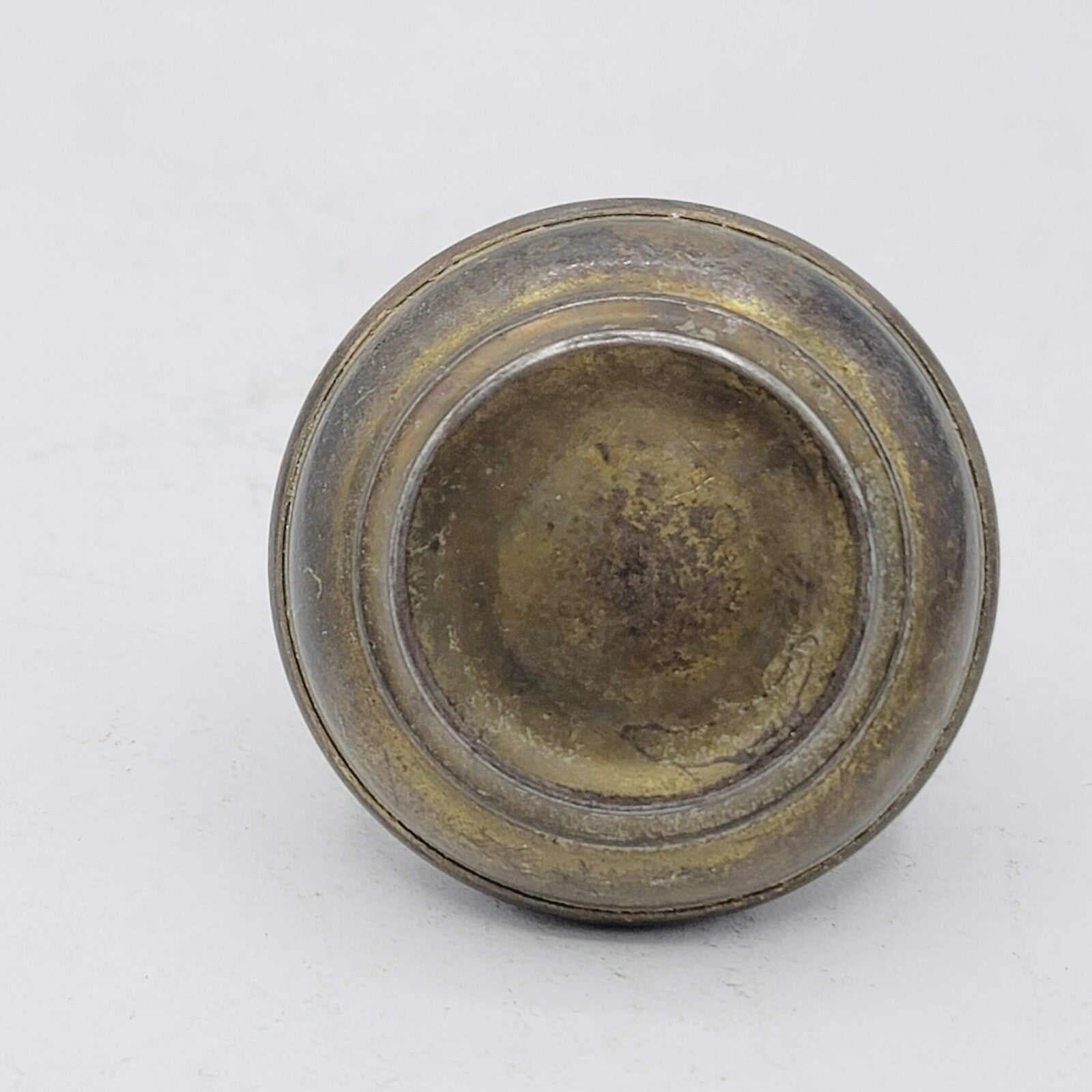 One Single Vintage Steel Door Knob Reclaimed Salvage 2.25"  23kk22
