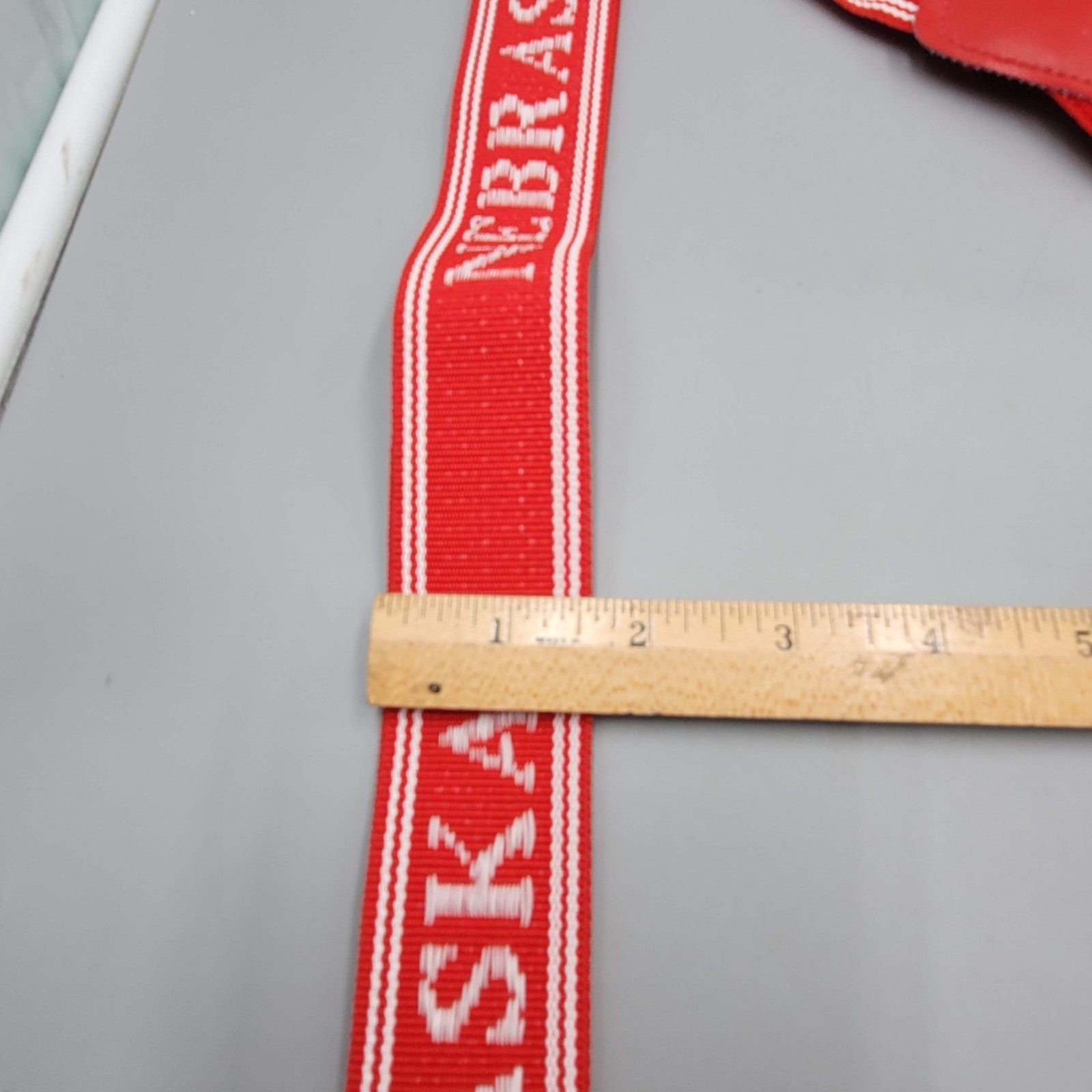 Red Nebraska Huskers Suspenders Adjustable