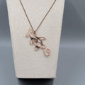 Hammerhead Shark Pendant Necklace Copper tone 24"