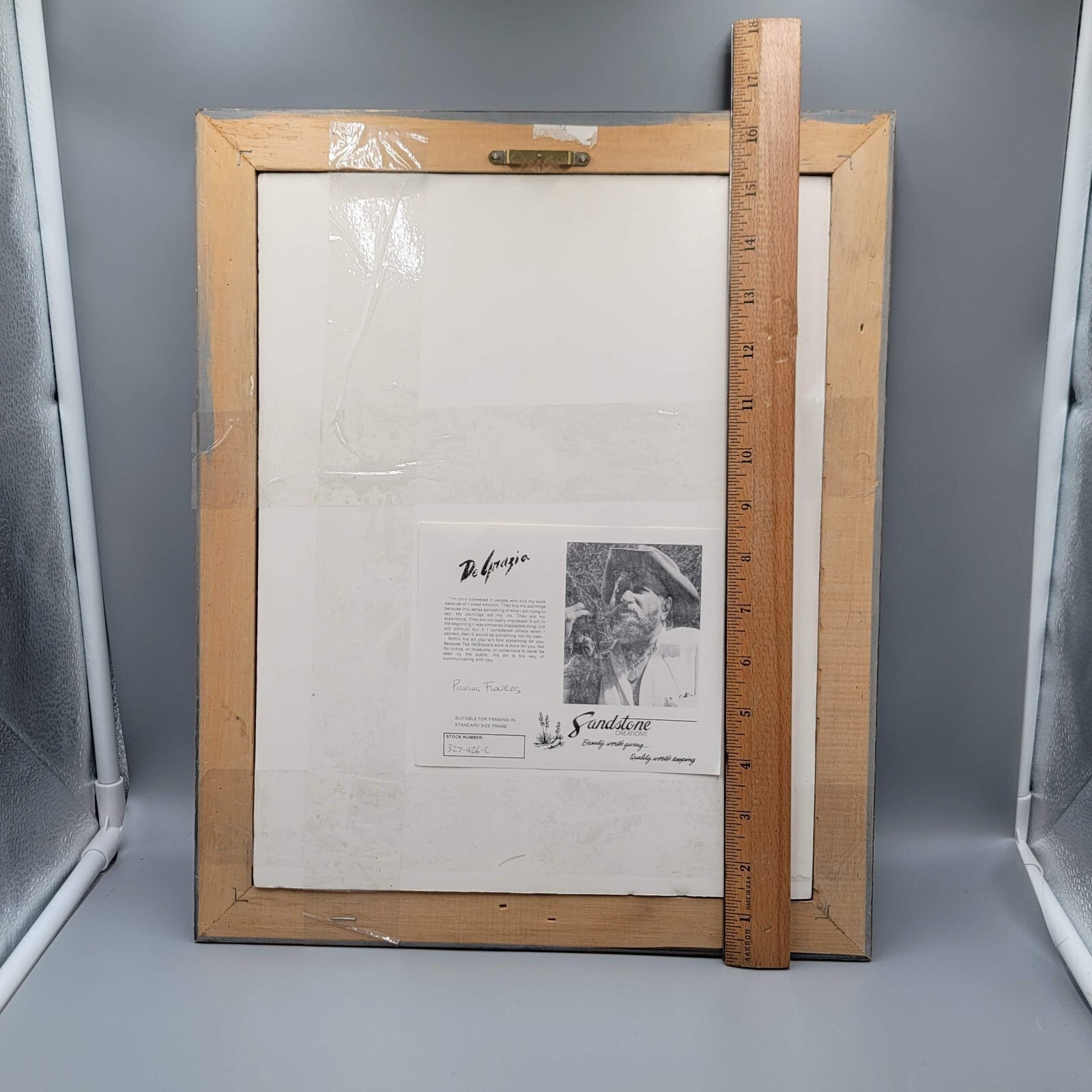 Ted De Grazia Professionally Matted Framed Print Flower Boy A Midnight Sketch