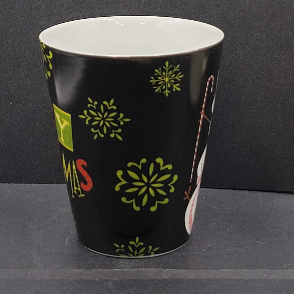 2010 Brother Sister Design Studio Snowman Christmas Mug Merry Christmas