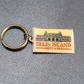 Vtg Ellis Island New York 100 Year Anniversary Souvenir Metal Keychain 1892-1992