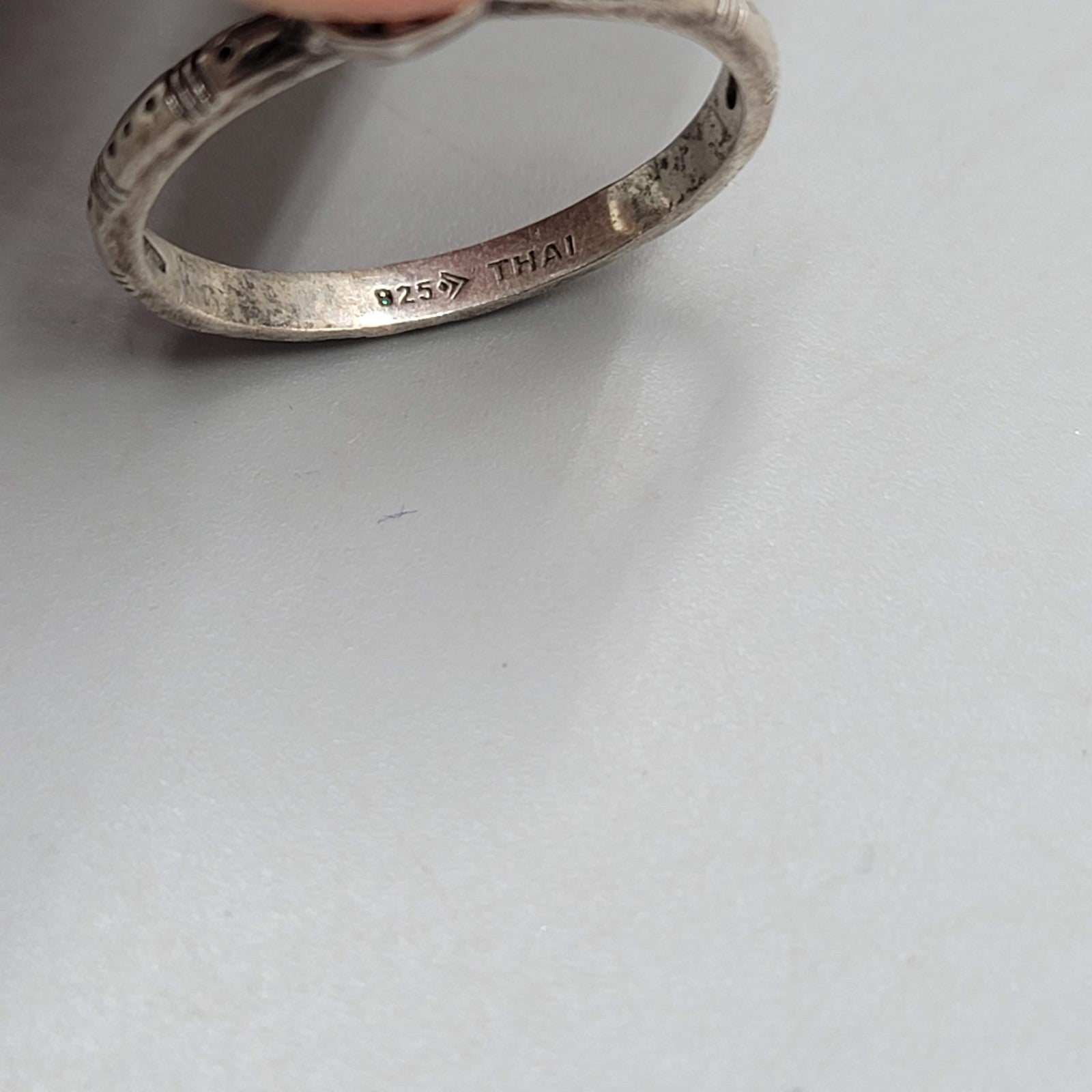 SILPADA R2466 Belle Fleur Stack Sterling Silver Circle Ring Sz 9.25