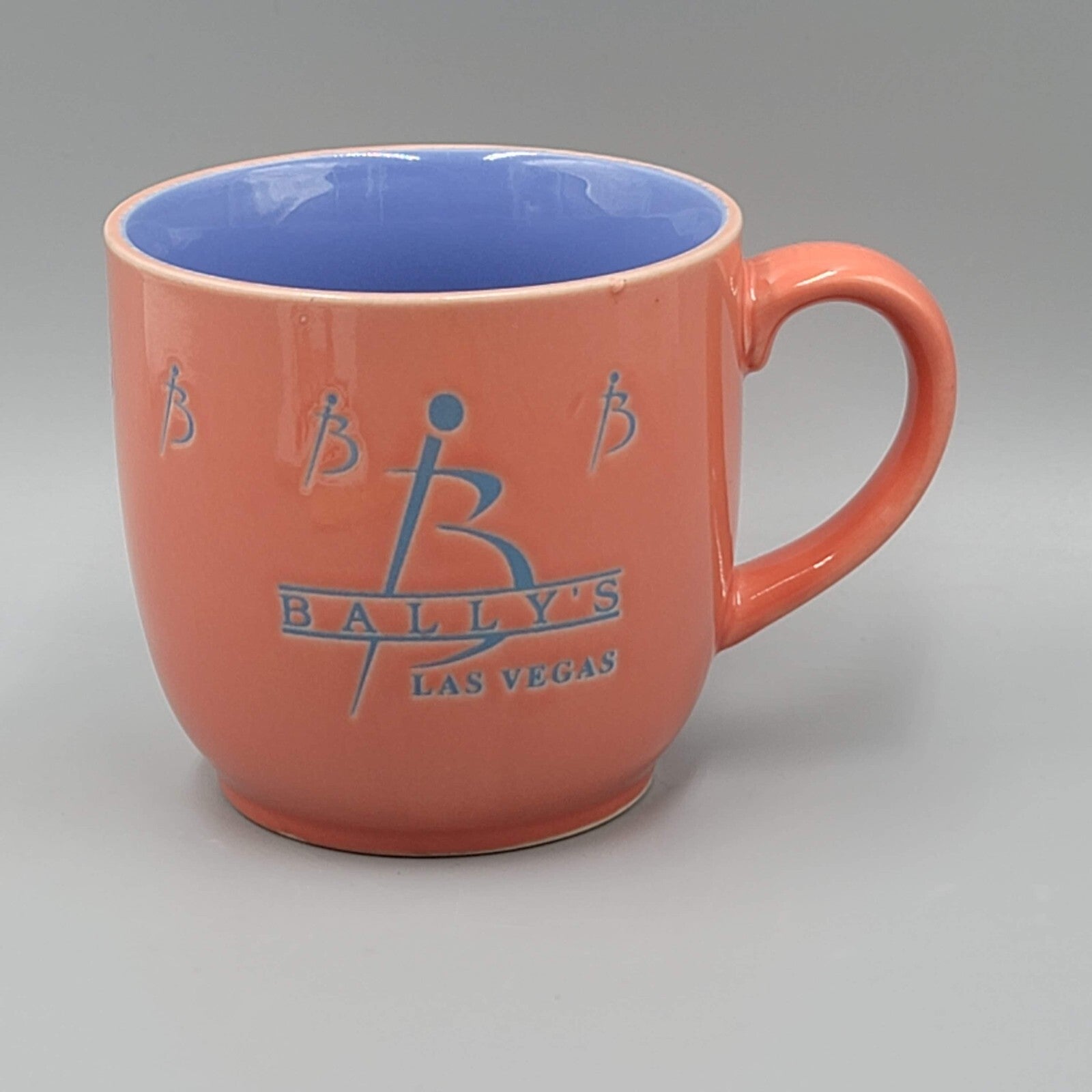 Ballys Casino Coffee Mug Las Vegas Souvenir Purple Pink