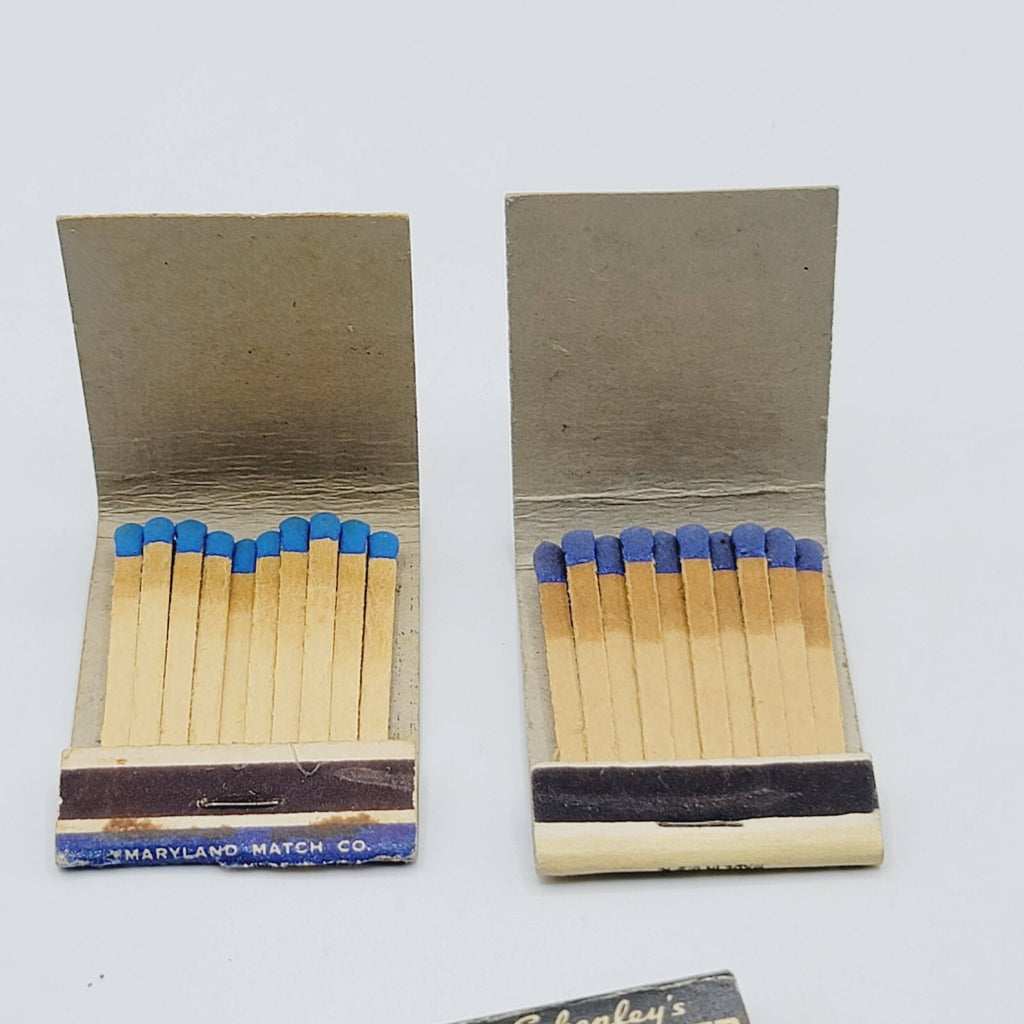 Vintage Advertising Matchbooks Lot of 4 Alka Seltzer Mrs Jessees Quaker Schenley