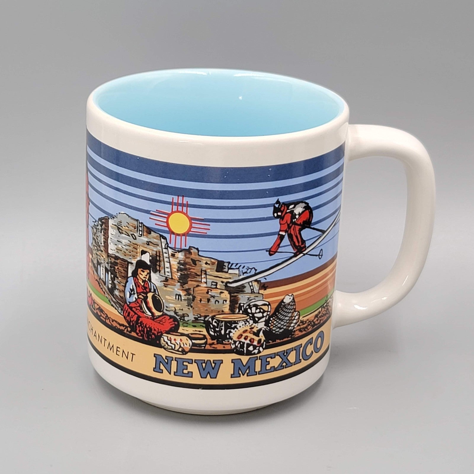 Vintage New Mexico Coffee Mug Souvenir 1986