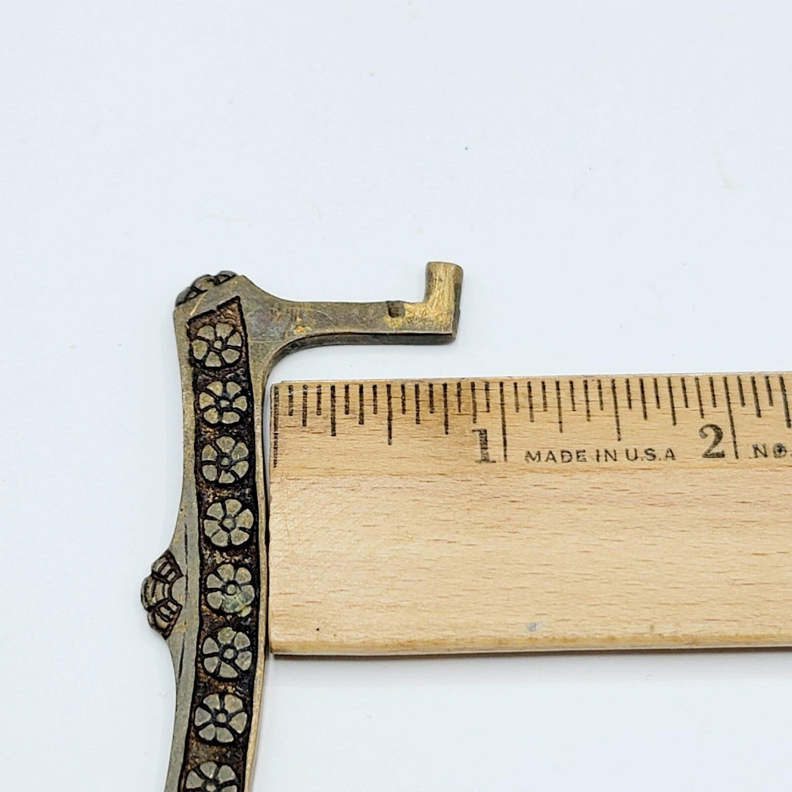 Vintage Brass Bail Pull Handle Replacement 3"  .5736