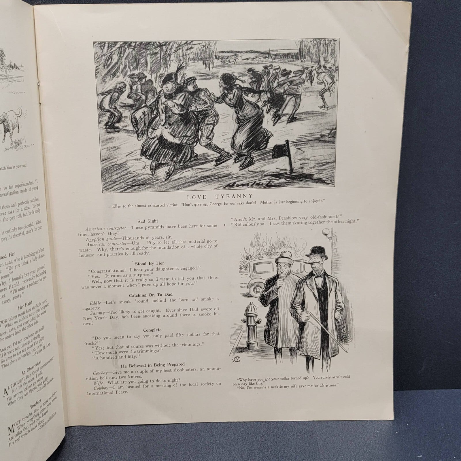 Antique Judge Humor MAGAZINE Good Night Nurse Kissing Jan 22 1916