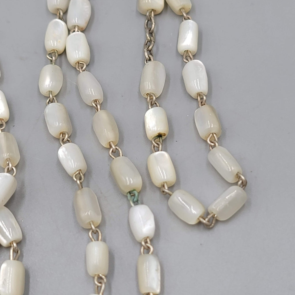 Mother of Pearl Rosary Mitchells Genuine Made in Ireland