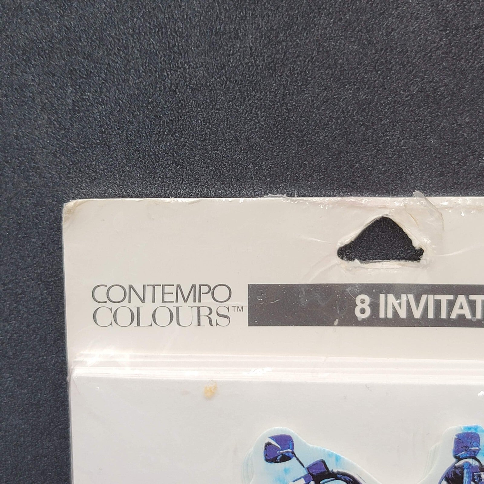 Vintage Contempo Colours Invitations Harley Davidson Party Cards Envelopes NOS