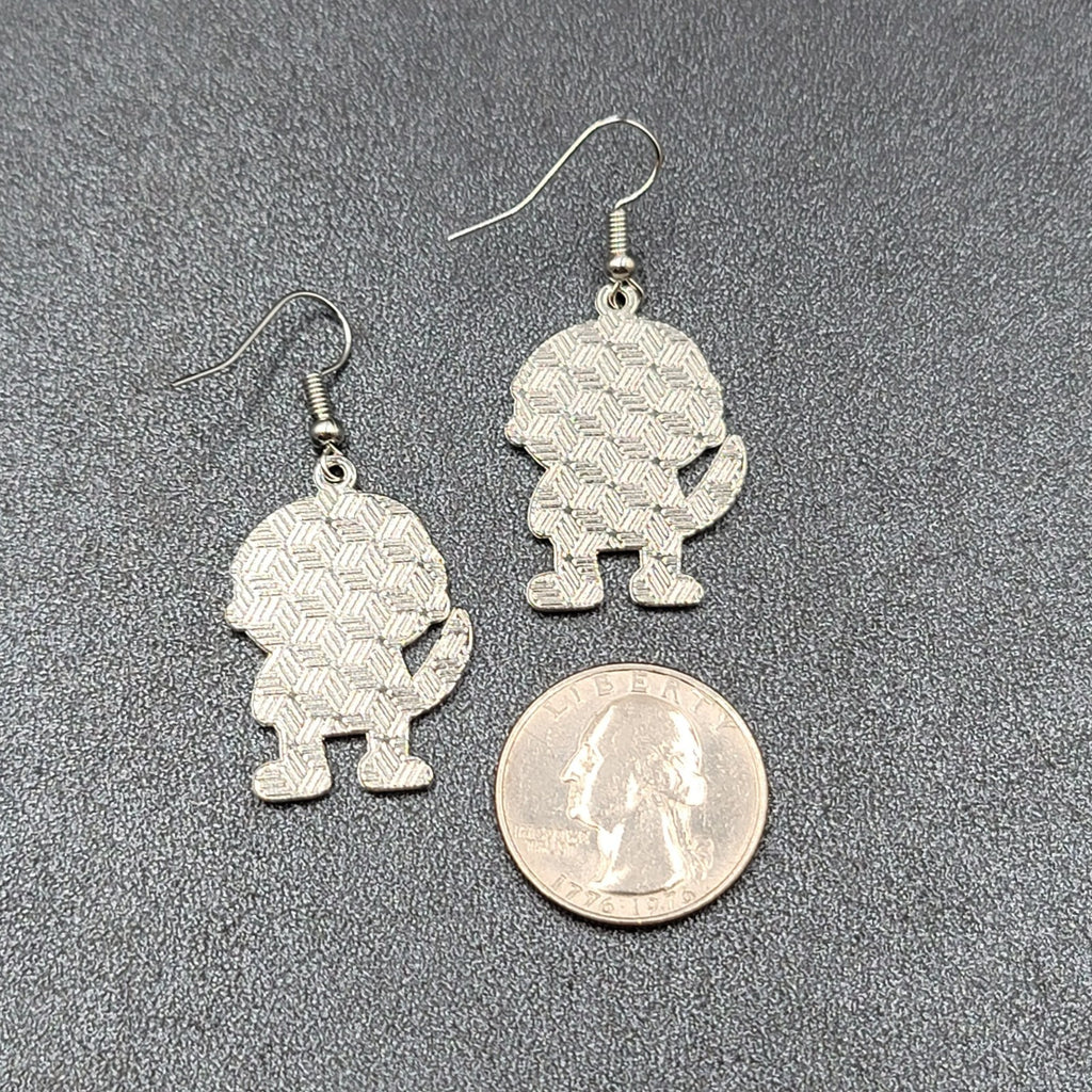 Jason Voorhees Pierced Earrings Enamel Friday the 13th Horror Movie  1.25" FS
