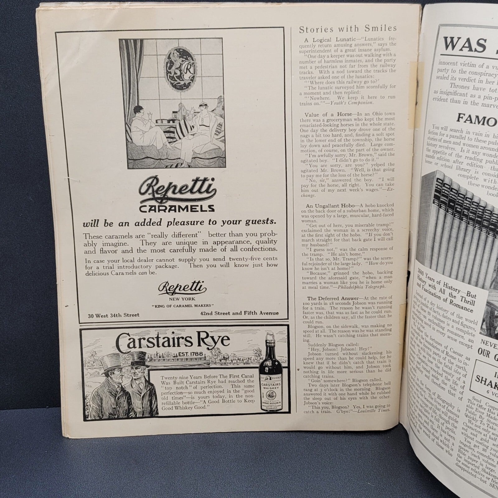 Antique Judge Humor MAGAZINE Good Night Nurse Kissing Jan 22 1916