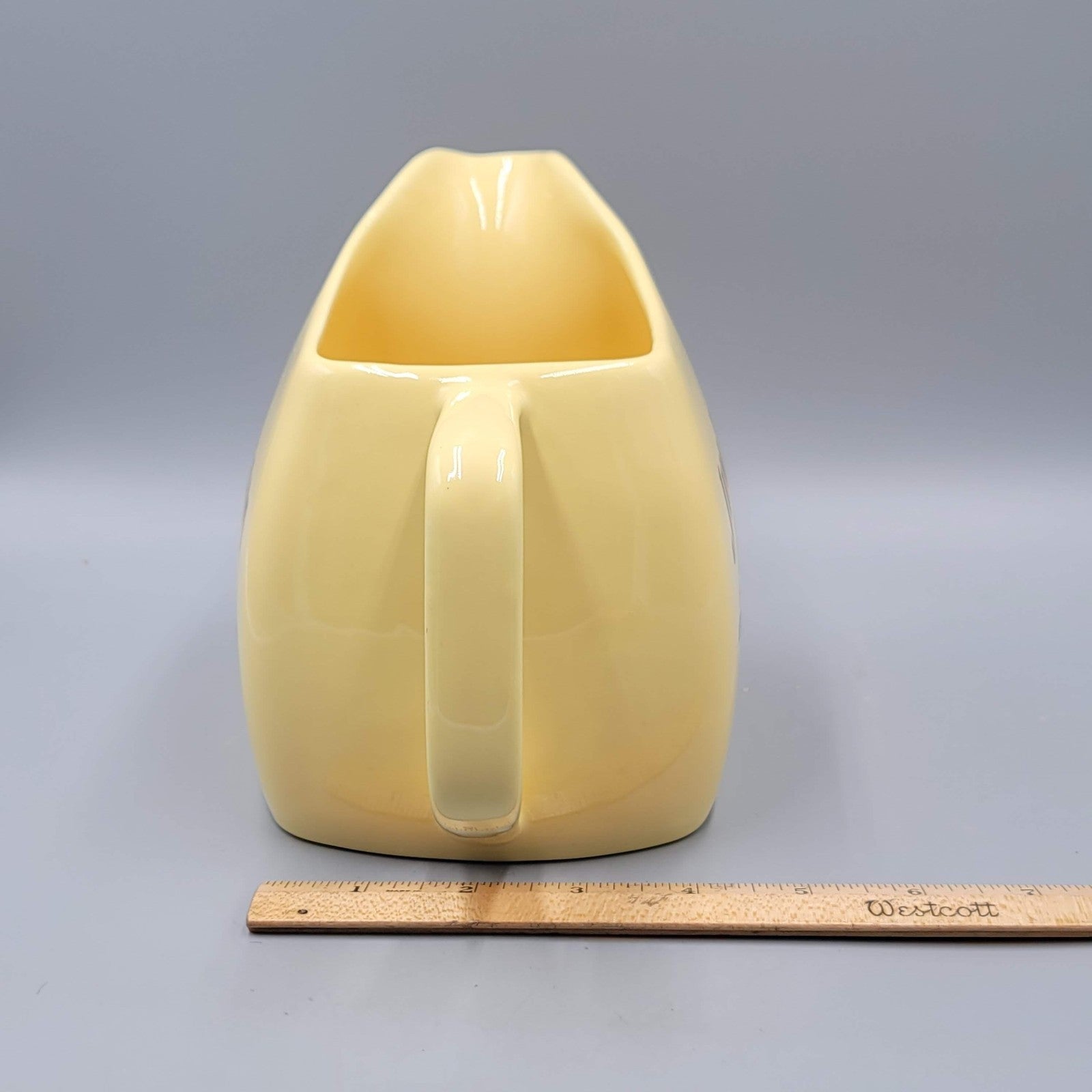 Vintage Jim Beam Wade England Ceramic Whiskey Water Jug Pitcher 1997 Yellow