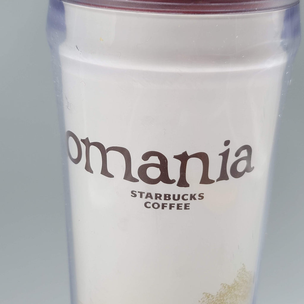 Starbucks Romania Global Icon Collection 12oz Plastic Tumbler 2004