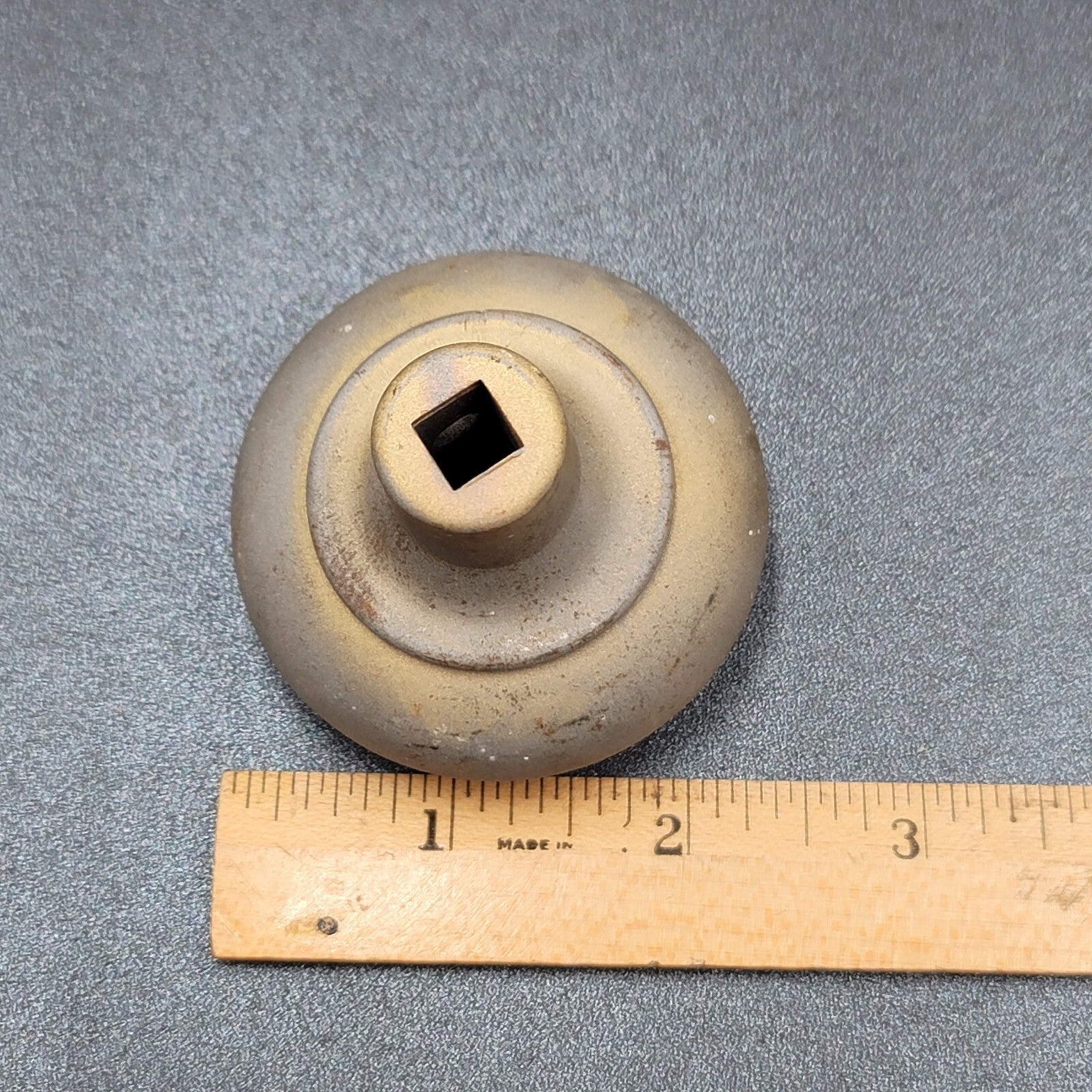 Vintage SINGLE Ornate Doorknob Salvage Door Hardware Steel 60