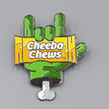 Cheeba Chews Enamel Lapel Hat Pin Large Green Hand 2 3/8"