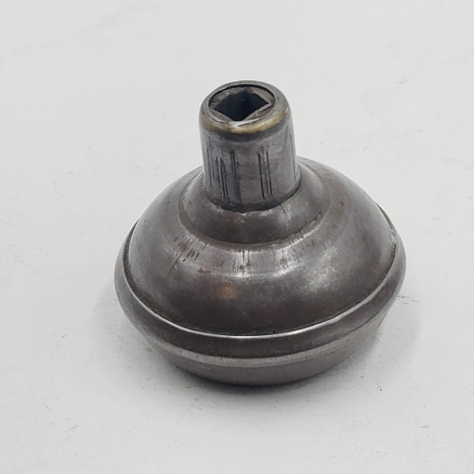 Vintage SINGLE Steel Doorknob Salvage Door Hardware 2.25" (204dk)